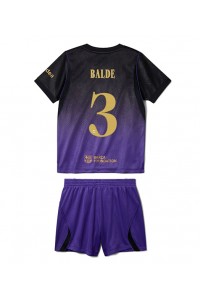 Barcelona Alejandro Balde #3 Babyklær Borte Fotballdrakt til barn 2026-27 Korte ermer (+ Korte bukser)